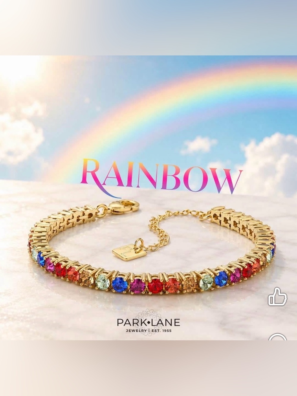 Park Lane “Rainbow” Micro Impression/Tennis Bracelet! BNIB!!
